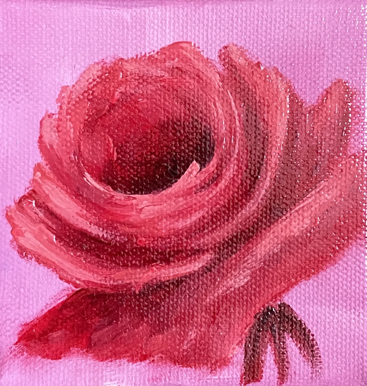 rose love  – 4×4 oil