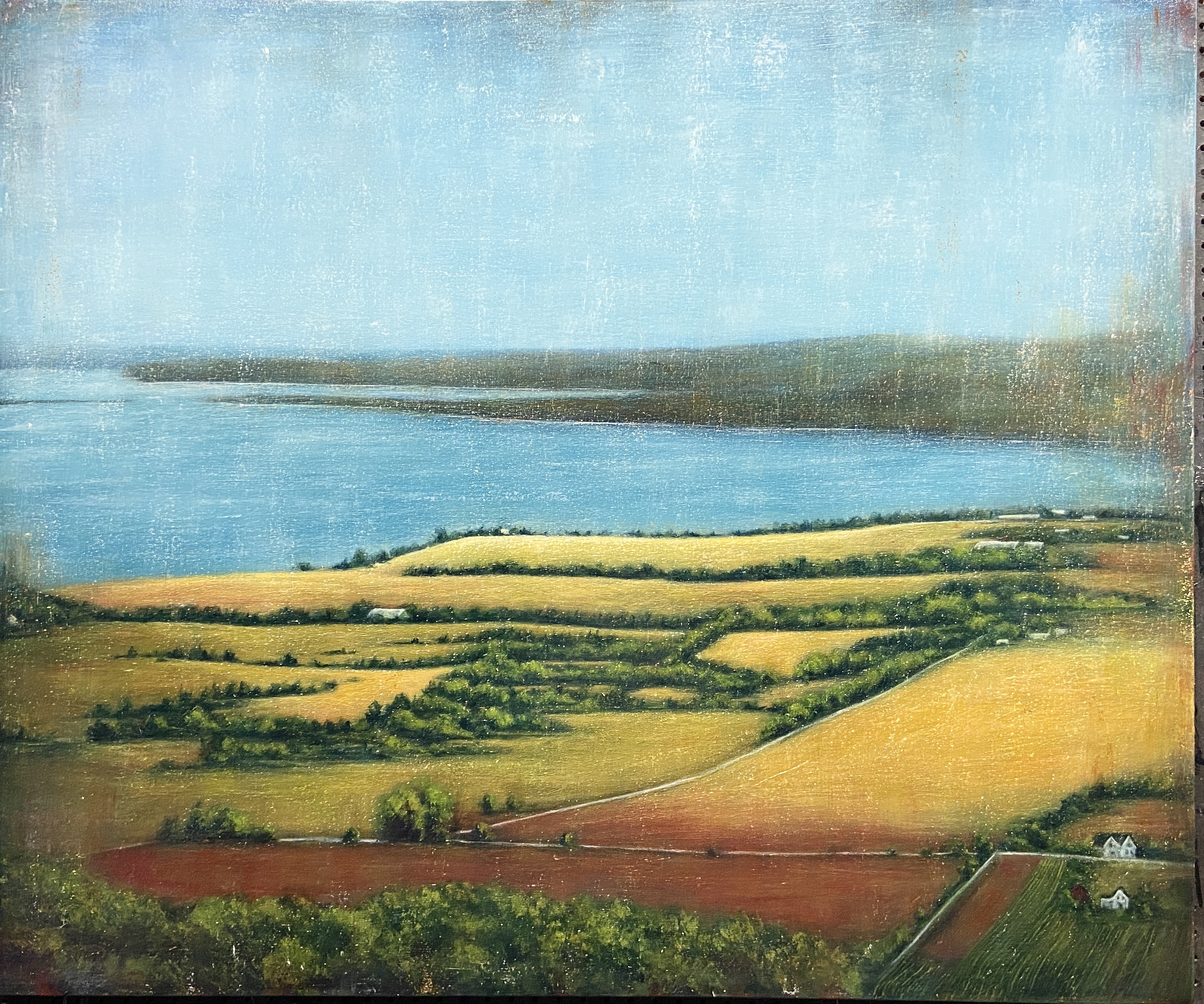 “What a View” – Spring – blomidon look off 40×48