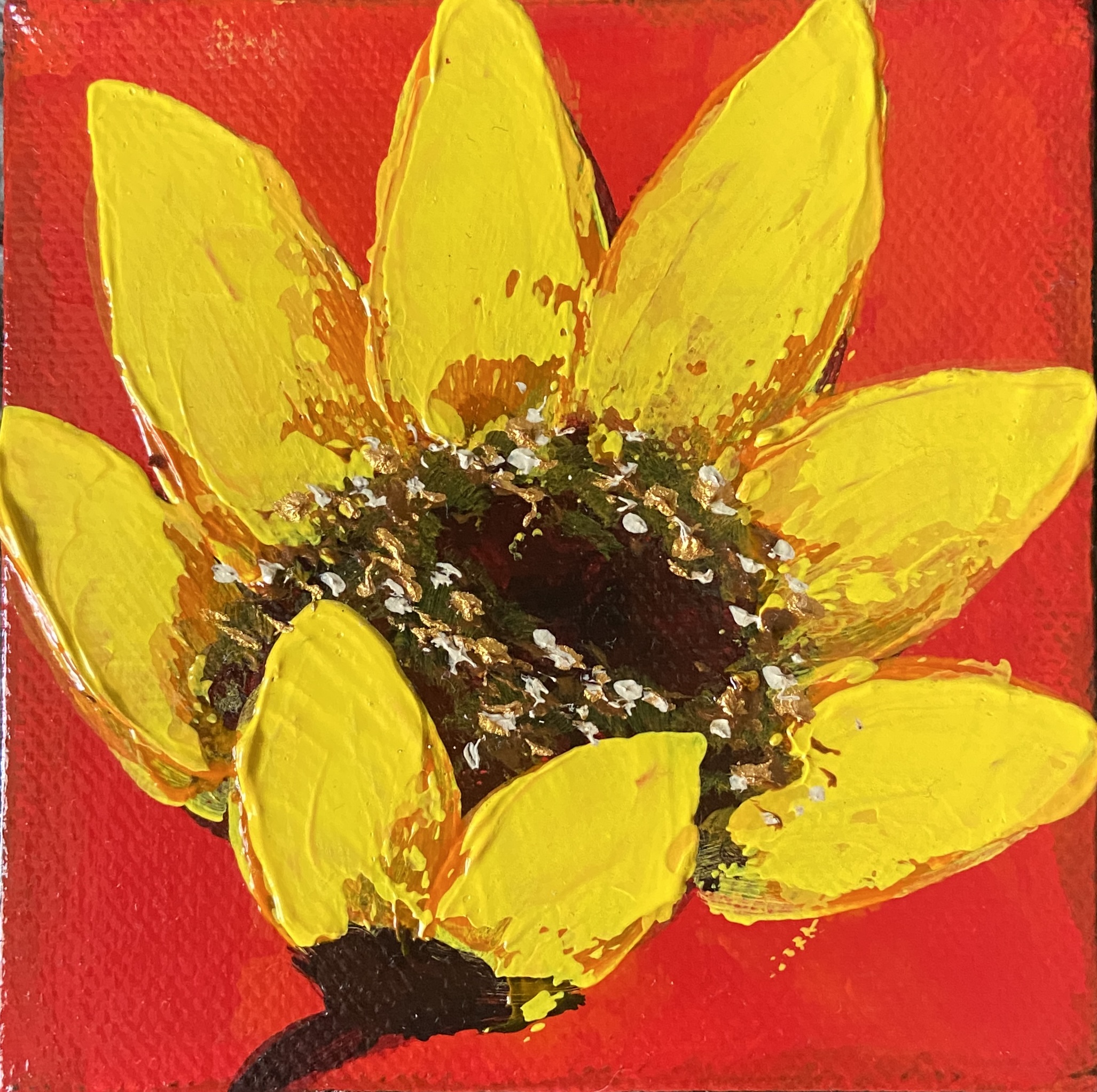 happy Sunflower – 4×4 oil