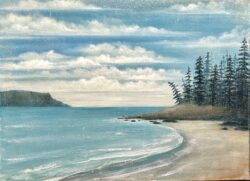 Island Love - cape split Vancouver island 24x30